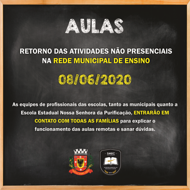 Aulas em Nova Candelária/RS